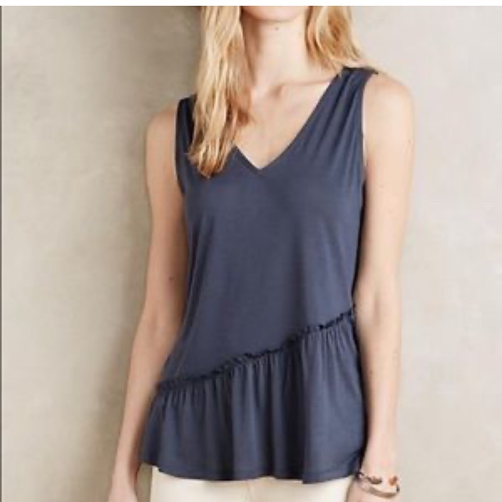 Anthropologie Dolan Mae Ruffle Tank